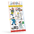 Police & Emergency Fun & Fantasy Sticker Sheet